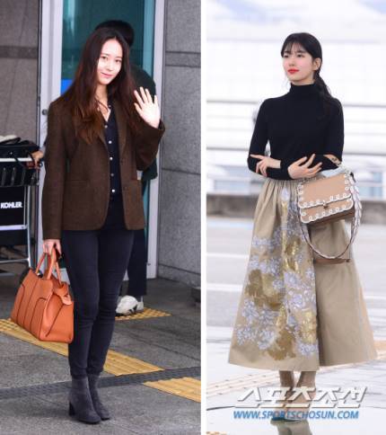 오늘자 같은곳 출국하는 수지 크리스탈.jpg | 인스티즈