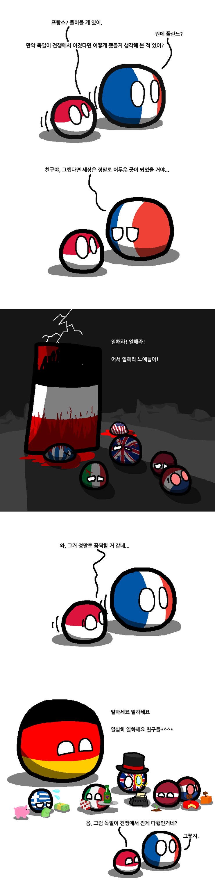 [폴란드볼] 만약 2차대전에서 독일이 이겼다면 | 인스티즈