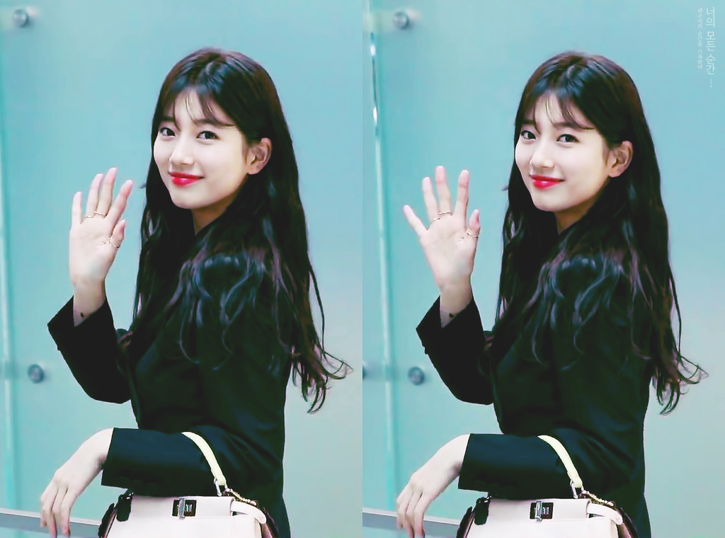 출국하는 수지.gif | 인스티즈