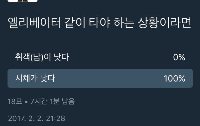 엘레베이터 같이 타야 하는 상황이라면.twt | 인스티즈