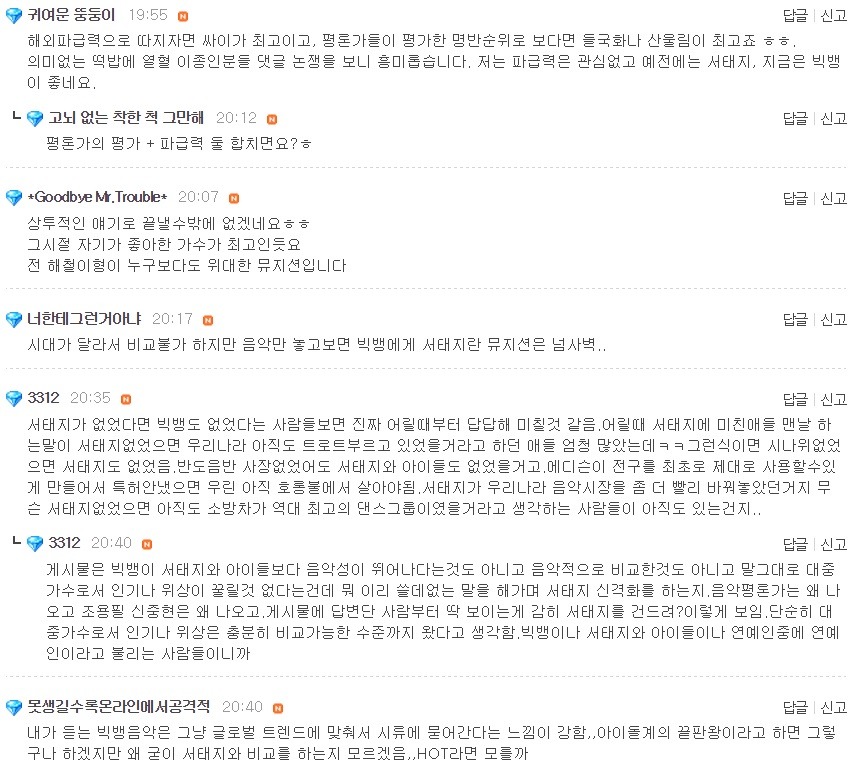 이제 서태지와 아이들과 비교되는 빅뱅 | 인스티즈