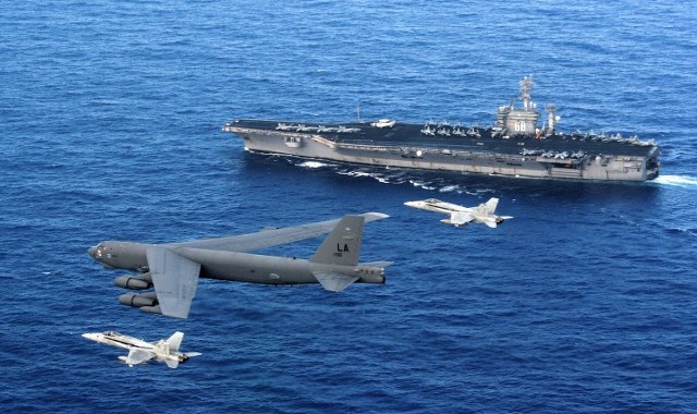 B-52 미국괌에서 한국오산까지 4시간만에 전진배치 | 인스티즈
