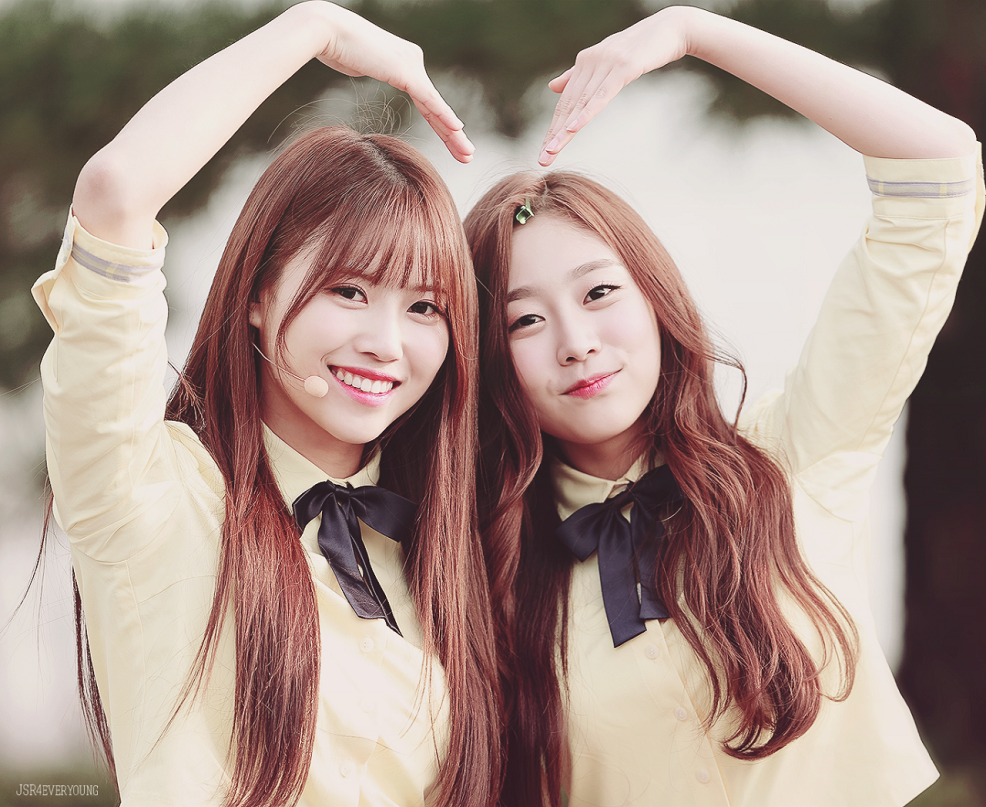 [러블리즈] 서지수 & 이미주 커플 gif | 인스티즈