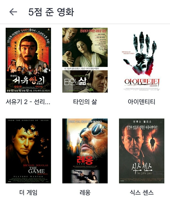 개인적인 영화 평점... | 인스티즈