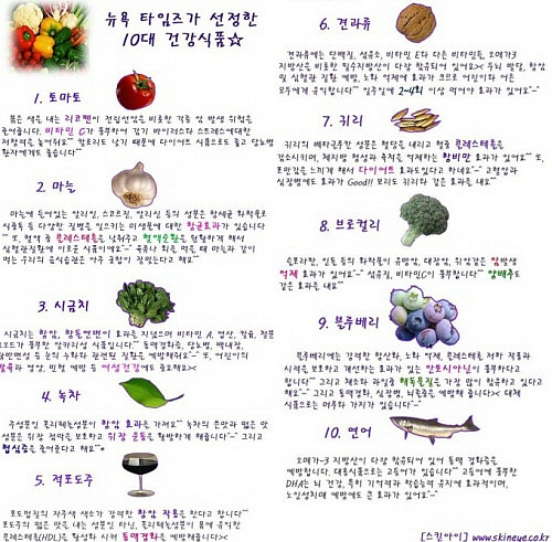 암을 예방하는 방법 암예방에 좋은 음식들 | 인스티즈
