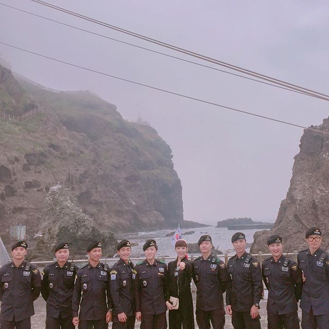 독도에 간 오렌지캬라멜 리지 | 인스티즈