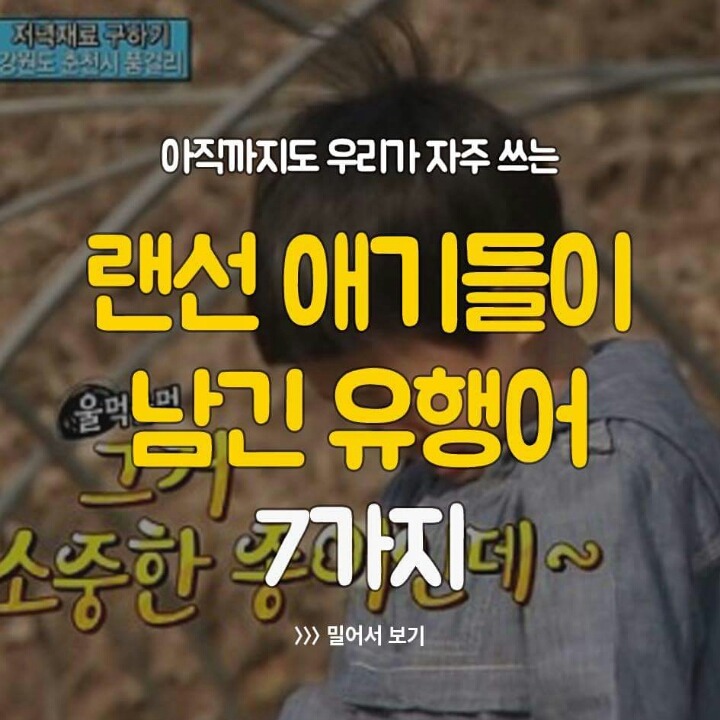 랜선 애기들이 남긴 유행어 7가지! | 인스티즈