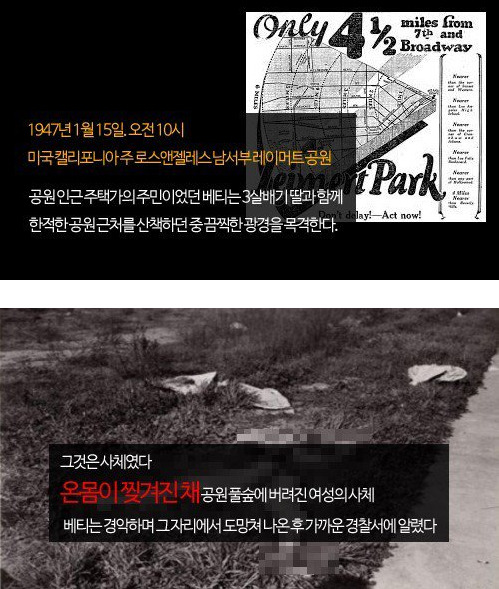 1947년 미국에서 일어난 미스테리, 블랙 달리아 (the Black Dahlia) 사건 (사진 주의) | 인스티즈
