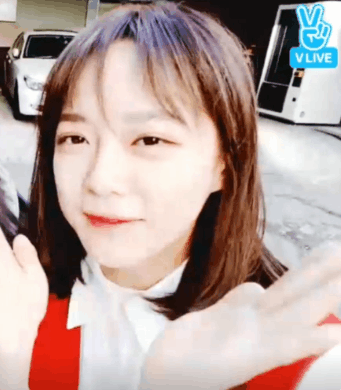 오늘자 김세정 브이앱.GIF | 인스티즈