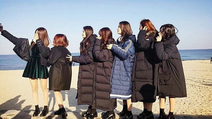 강릉 경포대에 잠시 놀러간듯한 아이오아이 | 인스티즈