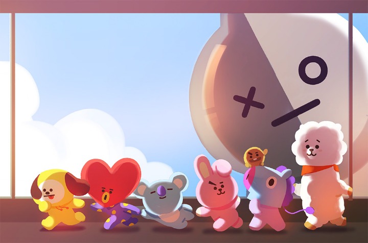 라인프렌즈 X 방탄소년단 콜라보 캐릭터 BT21 | 인스티즈