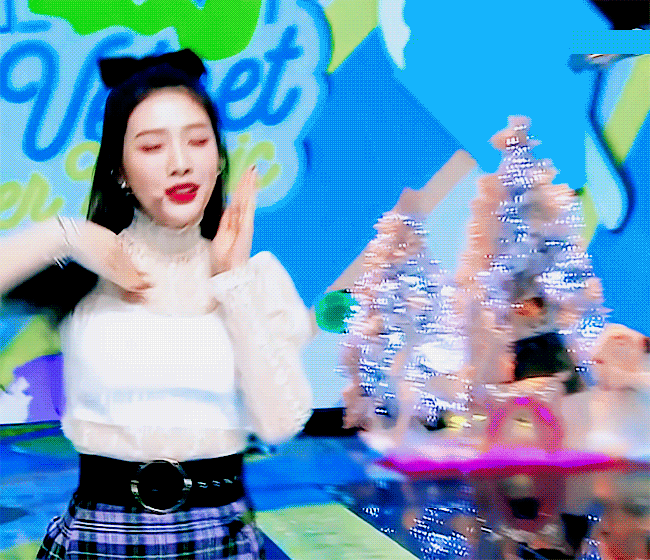 머리에 왕리본 단 레드벨벳 조이.gif | 인스티즈