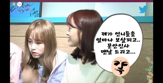 아이즈원에서 중3 유진이의 서열 | 인스티즈