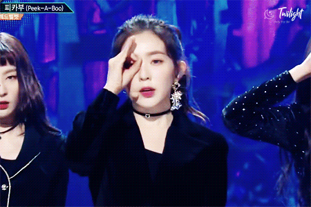 뮤뱅 묶음머리 아이린.gif | 인스티즈