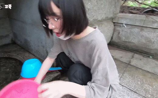 추석날 시골집에 놀러간 여자친구 은하.gif | 인스티즈