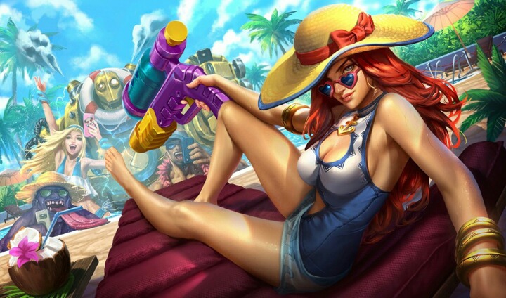 [LOL] 다음번에 나왔으면 하는 수영장 파티 스킨 챔피언은? | 인스티즈