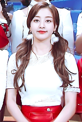 트와이스 지효 양갈래 . gif | 인스티즈