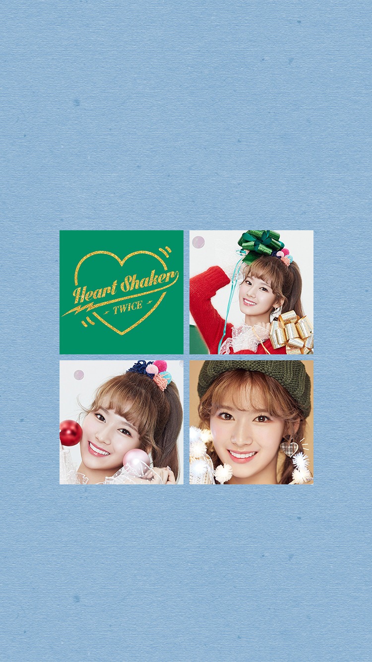 트와이스 미나 사나 모모 Heart Shaker 폰 배경화면 & 잠금화면. png__ | 인스티즈