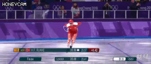 넘저졌지만 완주하는 폴란드 선수.GIF | 인스티즈