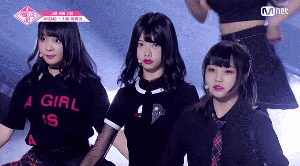 프로듀스48 붐바야 2조 지옥의 목관절.gif | 인스티즈