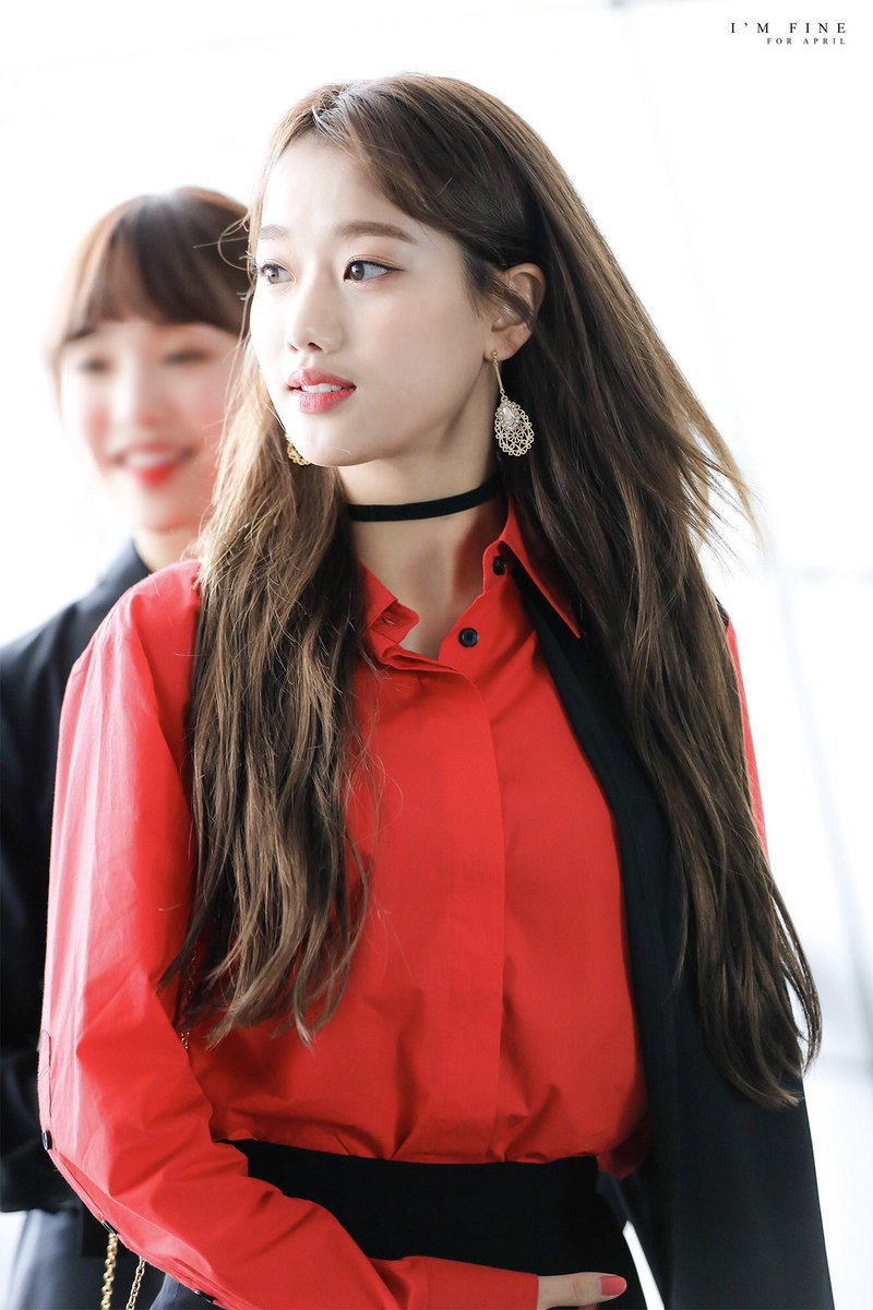 상큼하게 이쁜 에이프릴 이나은.jpgif | 인스티즈