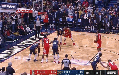 경기를 끝내는 하든의 클린샷.gif | 인스티즈