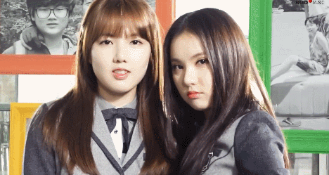 여자친구 은하&예린.gif | 인스티즈