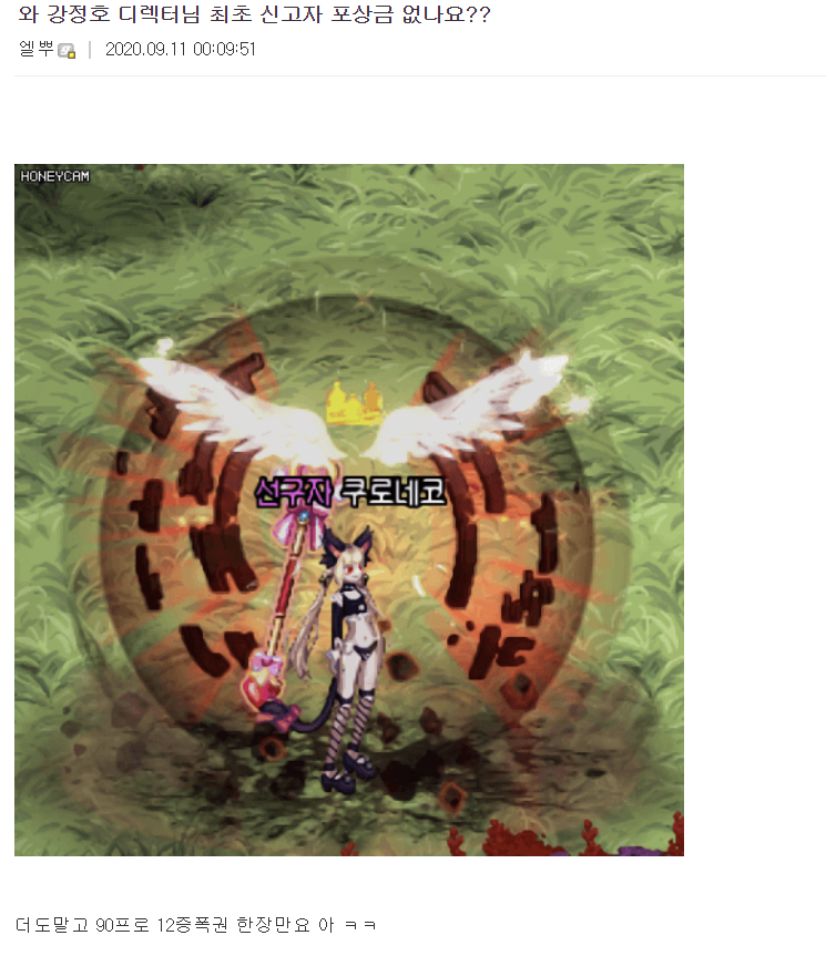 던파 슈퍼계정 최초 신고자 근황 | 인스티즈