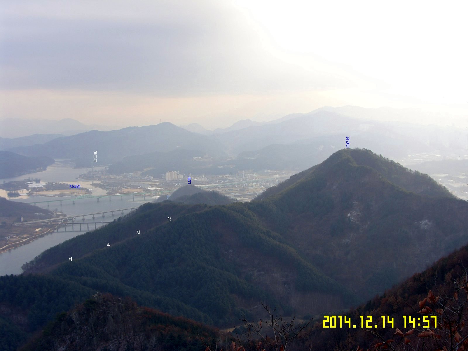 가평 마루산 정상 이미지